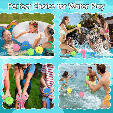 Octopus Water Balls Sensory Stress Relief Floating Pool Toys for Kids Water Splash Ball Swim & Bath Toys Outdoor Activity & Game