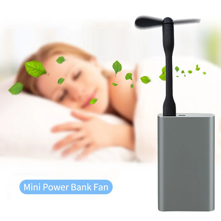 USB Small Fan Flexible Bendable Fan For Power Bank Laptop PC AC Charger Portable Hand Cool Mini Fan For Computer Summer Gadget
