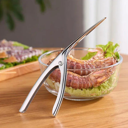 Stainless Steel Shrimp Peeler Prawn Peeler Line Cutter Cleaning Shrimp Line Fishing Lobster Peel Seafood Tool Kitchen Appliance