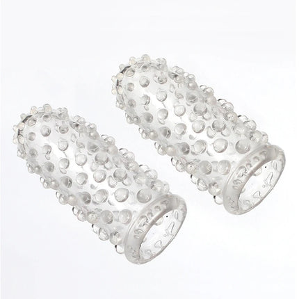 Reusable Finger Sleeve Safe Prostata G Spot Vagina Clitoris Anal Massage Adult Games Masturbation SM Exotic Sex Toys for Couple