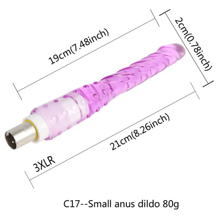 Fredorch Entry Level Sex Machine A2 / F2 /F3 Attachment 3XLR Accessories Dildos Suction Cup Sex Products For Women for Man