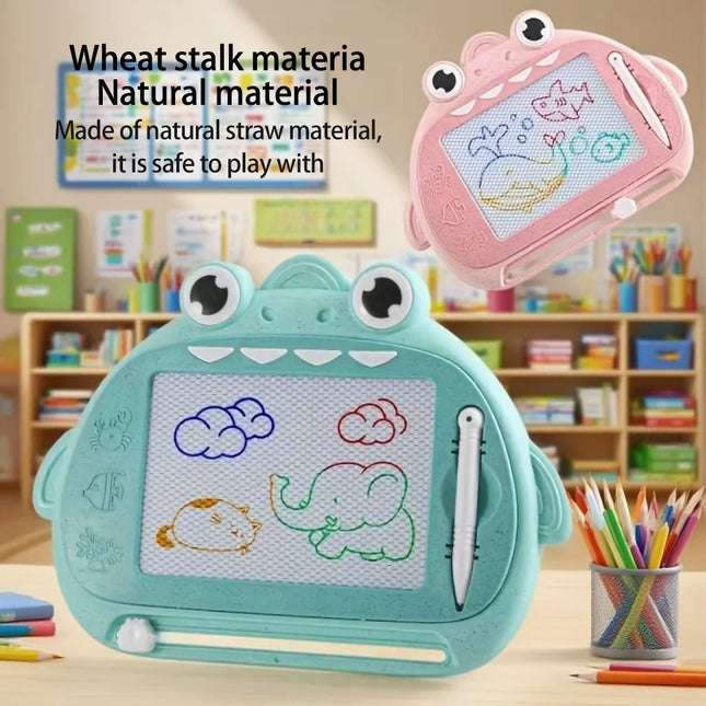 Mini Dinosaur Magnetic Drawing Board for Children, Baby Coloring Doodle Board, Erasable and Writable Early Educational Drawing T