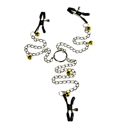 Bondage Boutique Adjustable Nipple Clamps Clit Clitoris Clips BDSM Bondage Restraints Adult Sex Toys For Couples Games