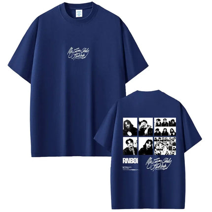 Rapper RnBoi My Eyes Only Flashback Album Merch 2026 T-shirt personality Clothes Year round clothing Oversized Couples Unisex