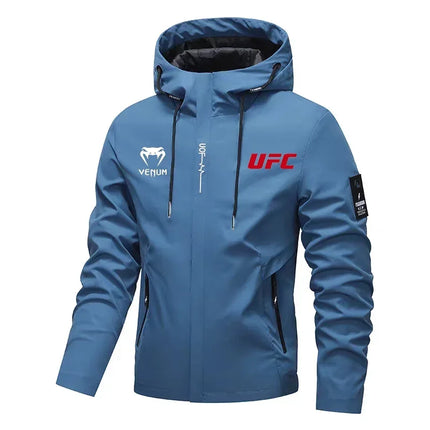 UFC Fighting Fans Hooded Jacket 2026Autumn/Winter Collection Men's And Women's Windproof Casual Fashion Sports Top Clothing