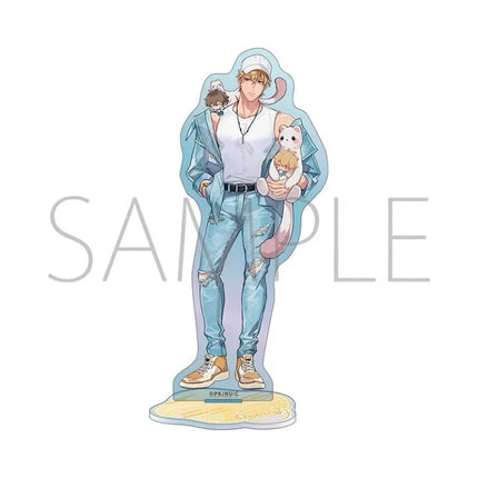 Anime Game Nu: Carnival Love Poping Stand Eiden Olivine Quincy Blade Dante Cosplay Acrylic Model Plate Standing Sign Doll Toy
