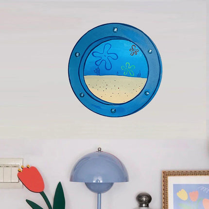 1PCS Kawaii Underwater World Stickers Tentacles Room Decoration Cartoon PVC 3D Stickers 25*25cm