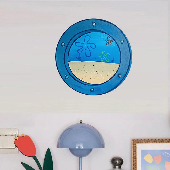 1PCS Kawaii Underwater World Stickers Tentacles Room Decoration Cartoon PVC 3D Stickers 25*25cm
