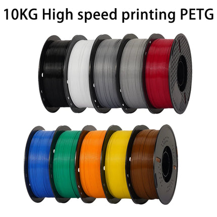 10KG PLA PETG TPU Filament 1.75mm Dimensional Accuracy+/-0.03mm No Bubble High Quality Multicolor 3D Printer Filament