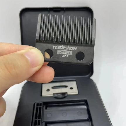 Original Madeshow M5(F) Blade M10 Kulilang R66 R77F G9C Wedge Fade Blades Hair Clipper Ultra Thin Blade Trimmer Replacement