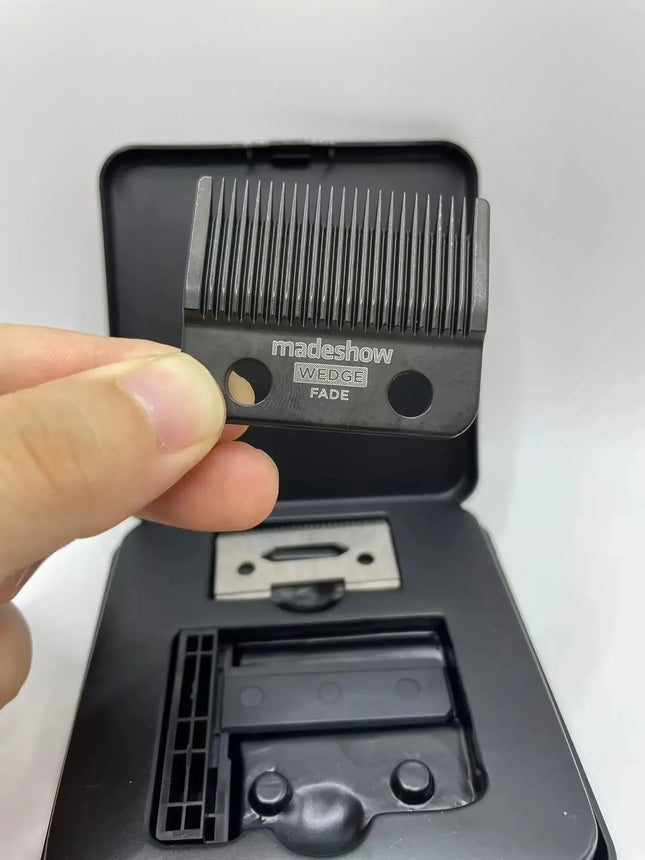 Original Madeshow M5(F) Blade M10 Kulilang R66 R77F G9C Wedge Fade Blades Hair Clipper Ultra Thin Blade Trimmer Replacement