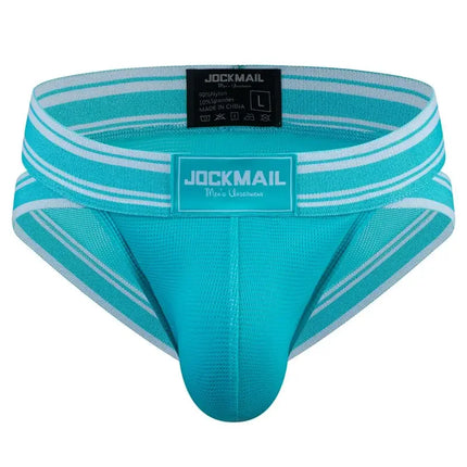 Jockmail Sexy Men Underpants Briefs  Breathable Innerwear Man Underwear Bikini Brief Cuecas Slips Men's Jockstrap Gay Panties