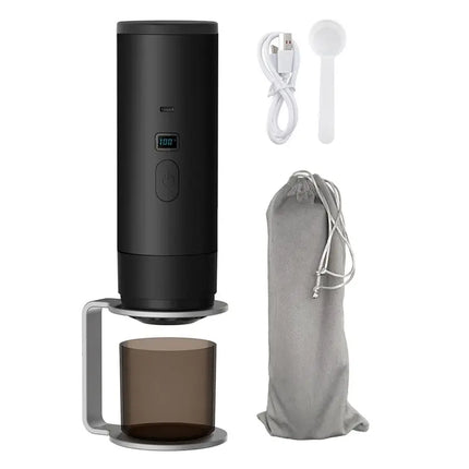 A29R Portable Espresso Machine Nano Car Coffee Maker For Large Capsules, Small Capsules Ground Coffee, Ideal For Hiking, Camping