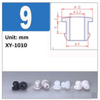 9mm / 10Pcs(Black)
