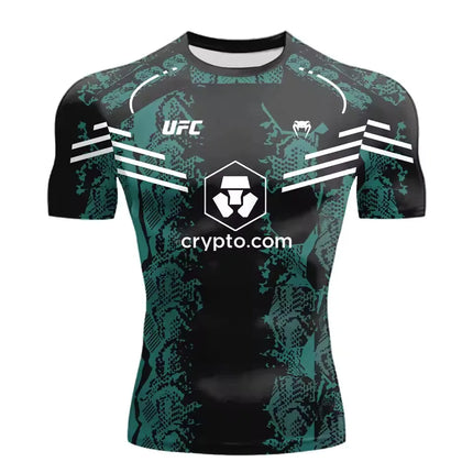 2025 New Hot Selling UFC Boxing Match Pursuer T-Shirt For Men And Women In Summer Casual Breathable Oversized Quick Drying Top