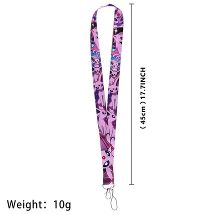 Cute Anime Lanyards For Key Neck Strap Lanyards ID Badge Holder Keychain Key Holder Hang Rope Keyrings Accessories Gifts