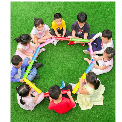 Children's Outdoor U-shaped Groove Ball Game - Team Collaboration Sensory Training Parent-child Interactive Fun Game