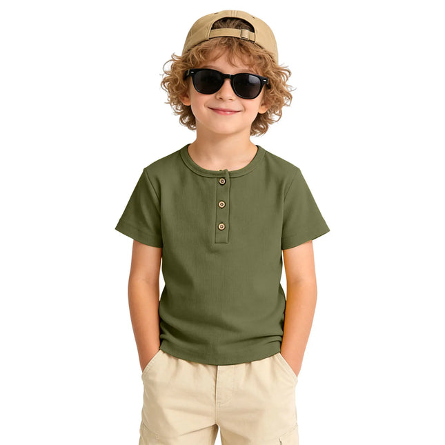 Large N Boys Comfortable And Breathable Short Sleeved T Shirt Casual And Versatile Top дитячий одяг дівчинка