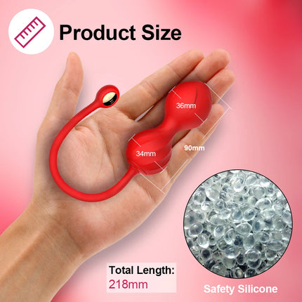 APP Control Wearable Vibrating Vaginal Ball Beads Silicone Smart Geisha Kegel Ball Vagina Tightening Exerciser Sex Toy Women