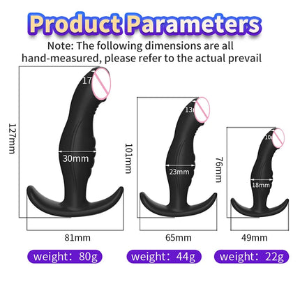 Extra-long Anal Dildo Butt Plug Prostate Massager Adult Gay Anal Beads deeper Stimulation G-spot Clitoral Sex Toys for Men Women