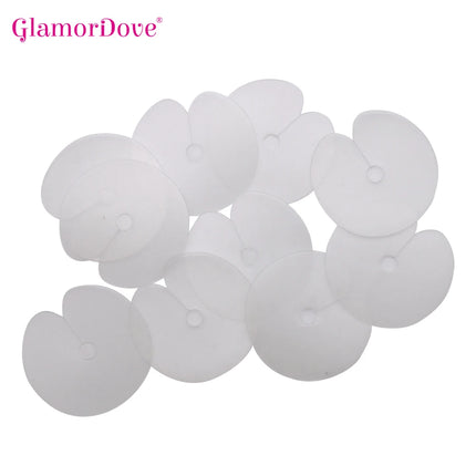 20pcs Heat Shield Guards Thick Templates Heat Shield Protector Keratin Hair Extension Bonding Tools For Salon