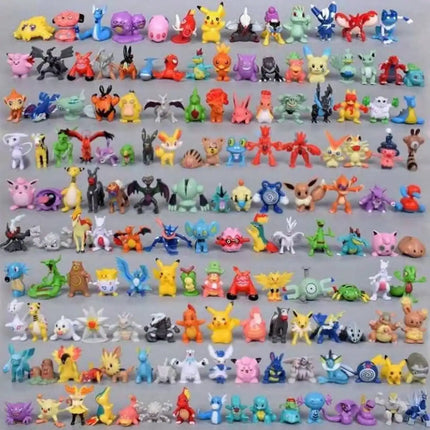 144 Styles Pokemon Figure Toys Anime Pikachu Action Figure Model Ornamental Decoration Collect Toys for Christmas Gift