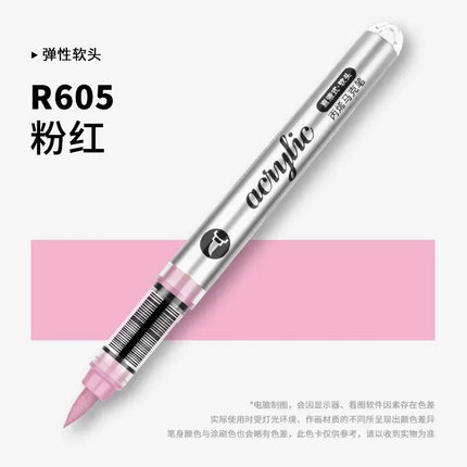 GRASP 120/1 Colors Acrylic Marker Pens Waterproof Pen Soft Brush Nib Student Art for Glass Stone Art School Supplies Stationery