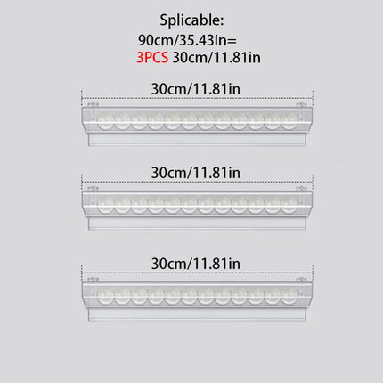 30cm-150cm Kitchen Takeaway Order Organizer Ticket Holder PVC Takeout Orders & Restaurant Tickets Rack for Office Cafes Pubs