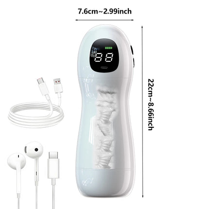 Male Masturbator Cup Vibration Blowjob Real Vagina Pocket Pussy Automatic Vibrating Bullet Penis Oral Adults Sex Toys For Man