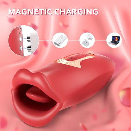 Powerful Licking Vibrator for Woman Tongue Sucking Clitoris Stimulator G Spot Sucker Oral Nipples Massager Sex Toys for Adult