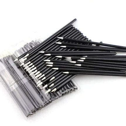 50/100PCS Disposable MakeUp Lip Brush Lipstick Gloss Wands Applicator Make Up Must-Have Cosmetic Tools