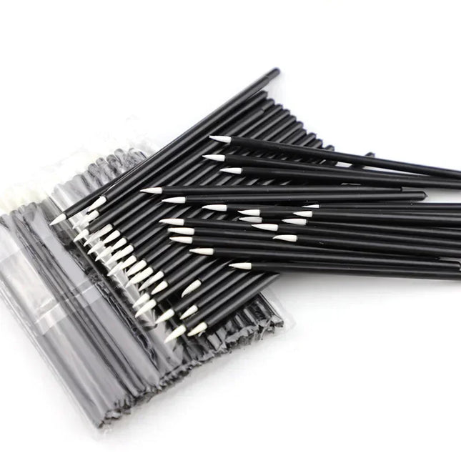 50/100PCS Disposable MakeUp Lip Brush Lipstick Gloss Wands Applicator Make Up Must-Have Cosmetic Tools
