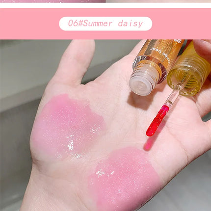 Fruit extract moisturizing lip balm water-shining mirror moisturizing and moisturizing autumn and winter lipstick base lip gloss