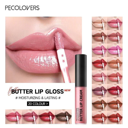 20 Colors Waterproof Matte Nude Lipstick Lipkit Pigment Dark Red Long Lasting Lip Gloss Women Makeup Lipgloss