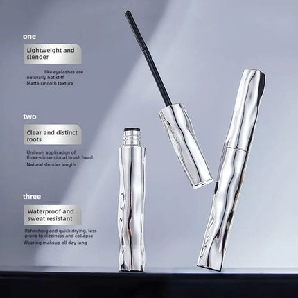 Zkyo Metal Iron Brush Mascara Primer Long-Lasting Curl, Waterproof & Sweat-Resistant Women's Thickening Lengthening Eye Makeup