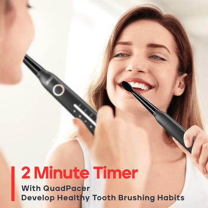 Seago Electric Toothbrush Tooth brush USB Rechargeable Adult Ultrasonic Teeth Cleaning 10 Replacement Toothbrush Heads