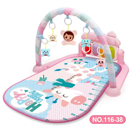 Multifunctional Baby Activity Gym Play Mat Musical Rack Kid Infant Fitness Frame Educational Crawling Carpet Toy Children Gift