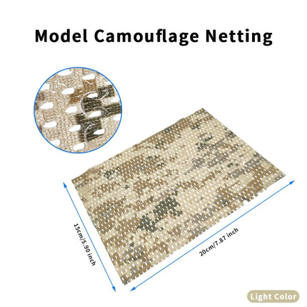 Military Camouflage Net Disguise Net for Scale Diy Model Making/Tank Vehicle Kits/Landscape/Dioramas Supplies/Decoration 1pc