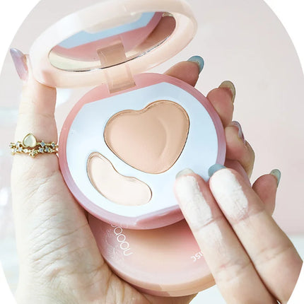 Matte Brightening Skin Tone Plate Double EffecCombination High Gloss Powder Blusher Facial Repair Multi-purpose Brighten Makeup