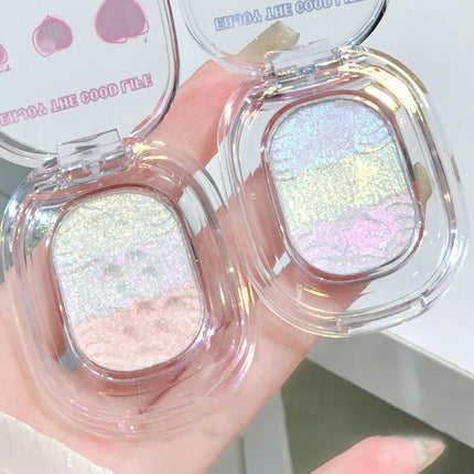 Chameleon Glitter Eyeshadow Highlighter Mashed potato High Gloss Shiny Crystal Brightening Bronzer Highlight Makeup Waterproof