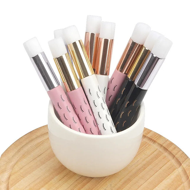 5/20/50pcs Eyelash Cleaning Brush Lash Shampoo Brush for Eyelash Extensions Peel Off Nose Pore Blackhead Remover Makeup Tool