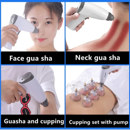 4/12/20/24 Cans Anti-Cellulite Suction Cups Vacuum Cupping Massage Set Chinese Physiotherapy Healthy Care For Body Massage Tool