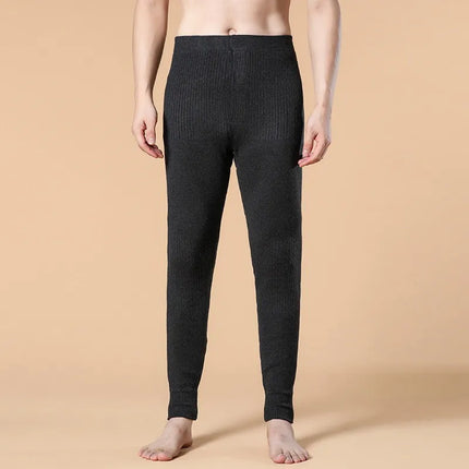 100% Cashmere Wool Thermal Pants for Men Warm Winter Cashmere People Slim Fit Knitted Bottom Warm for Women Legging