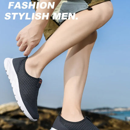 2025 New Shoes Men Loafers Light Walking Breathable Summer Comfortable Casual Shoes Men Sneakers Zapatillas Hombre Plus