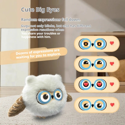 Owl Ai Smart Toy Voice Conversation Companion Doll Children'S Enlightenment Toy Educational Growth Gift For Boys And Girls