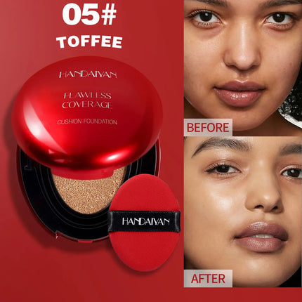 Korean Air Cushion Foundation - Light Natural Moisturizing Concealer Whitening Oil-Control Women's Long-lasting Makeup Base