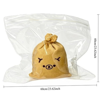 Hot！ Rilakkuma bean bag slow rebound squishy stress-relief silicone toy, perfect for relieving stress in the office.