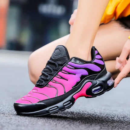 Casual Breathable Running Shoes Men's Large Size Outdoor Sports Sneakers Fashionable Korean Style Couple Matching Footwear