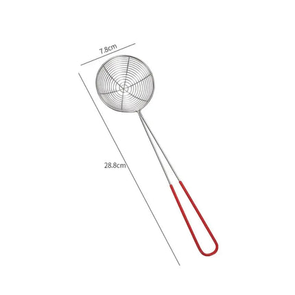 1Pcs Household Kitchen Tool Food Straining Spoon New Skimmer Anti-scald Plastic Spoon Cooking Spatula Large Colander Strainer