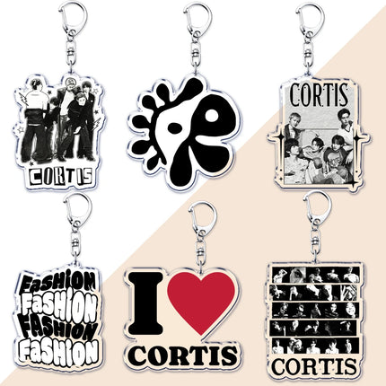 Hot New Kpop Boy Group Keychains for Women Accessories Bag Key Chain Martin James Juhoon Seonghyeon Keonho Gifts Friends Keyring